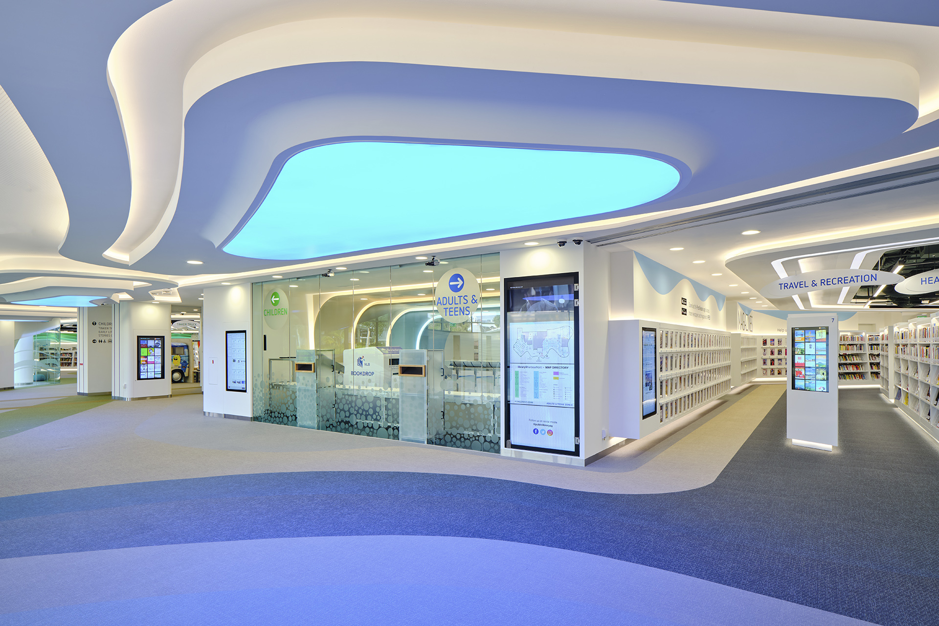 Coffee Bean - Titan - Orbital - Equinox - Aurora - Pulsar • Library @ Harbourfront - Singapore