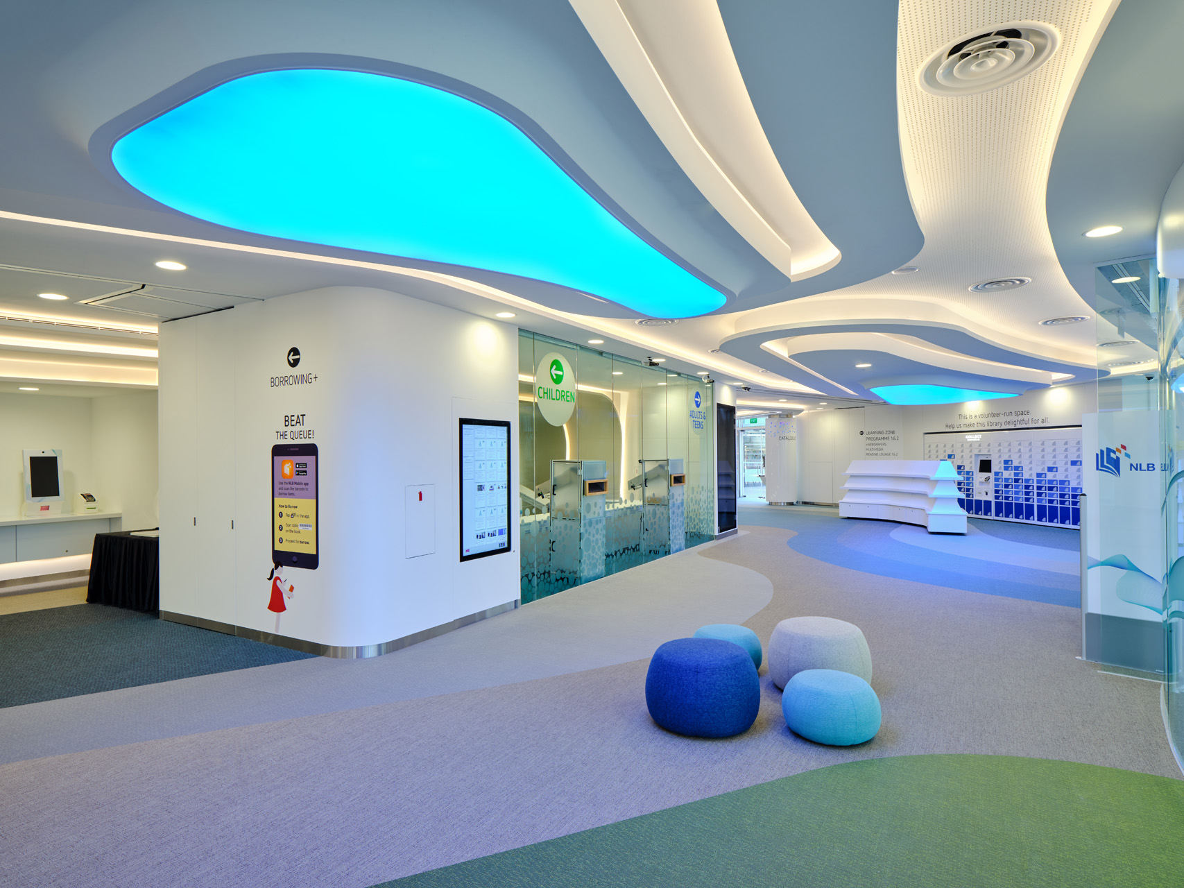 Coffee Bean - Titan - Orbital - Equinox - Aurora - Pulsar • Library @ Harbourfront - Singapore